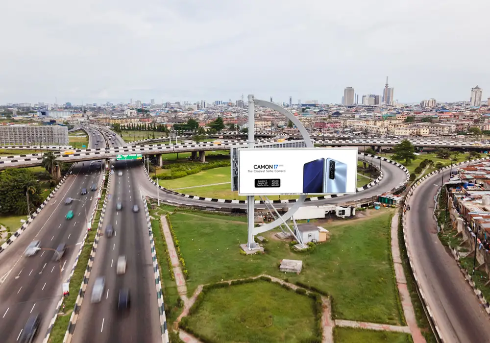 Lagos Island Birdeye View LED Screen