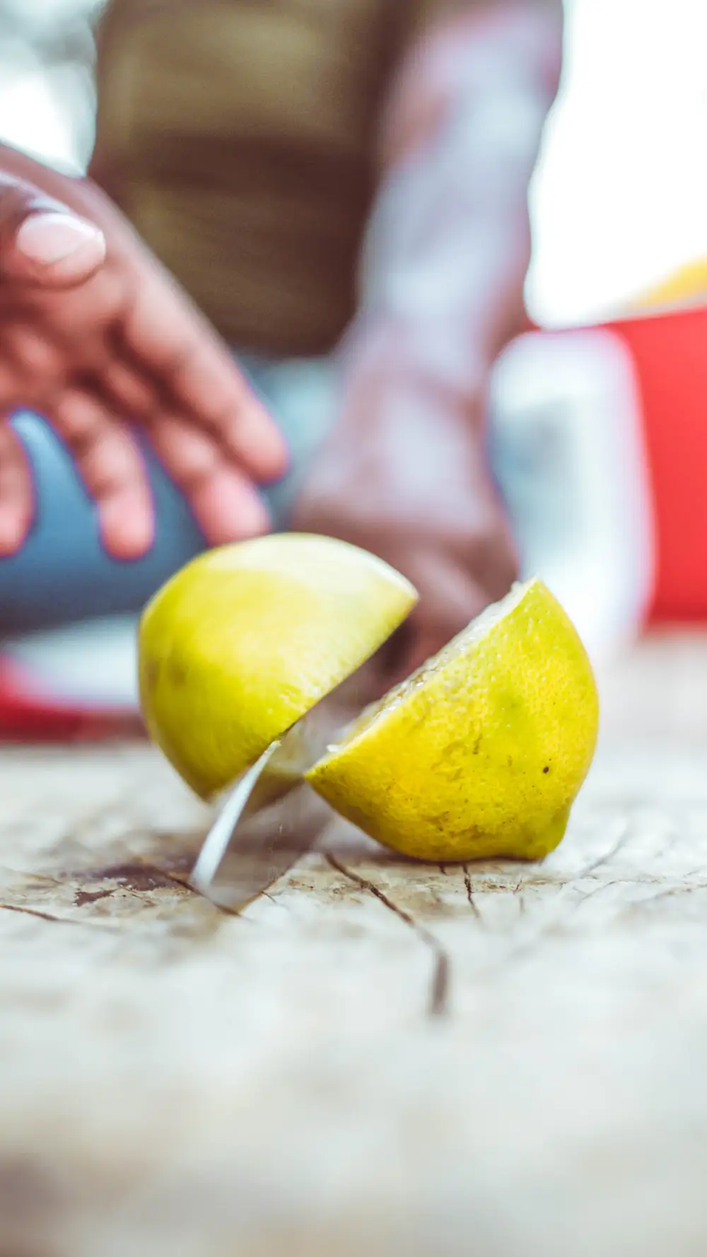 Sliced lemon