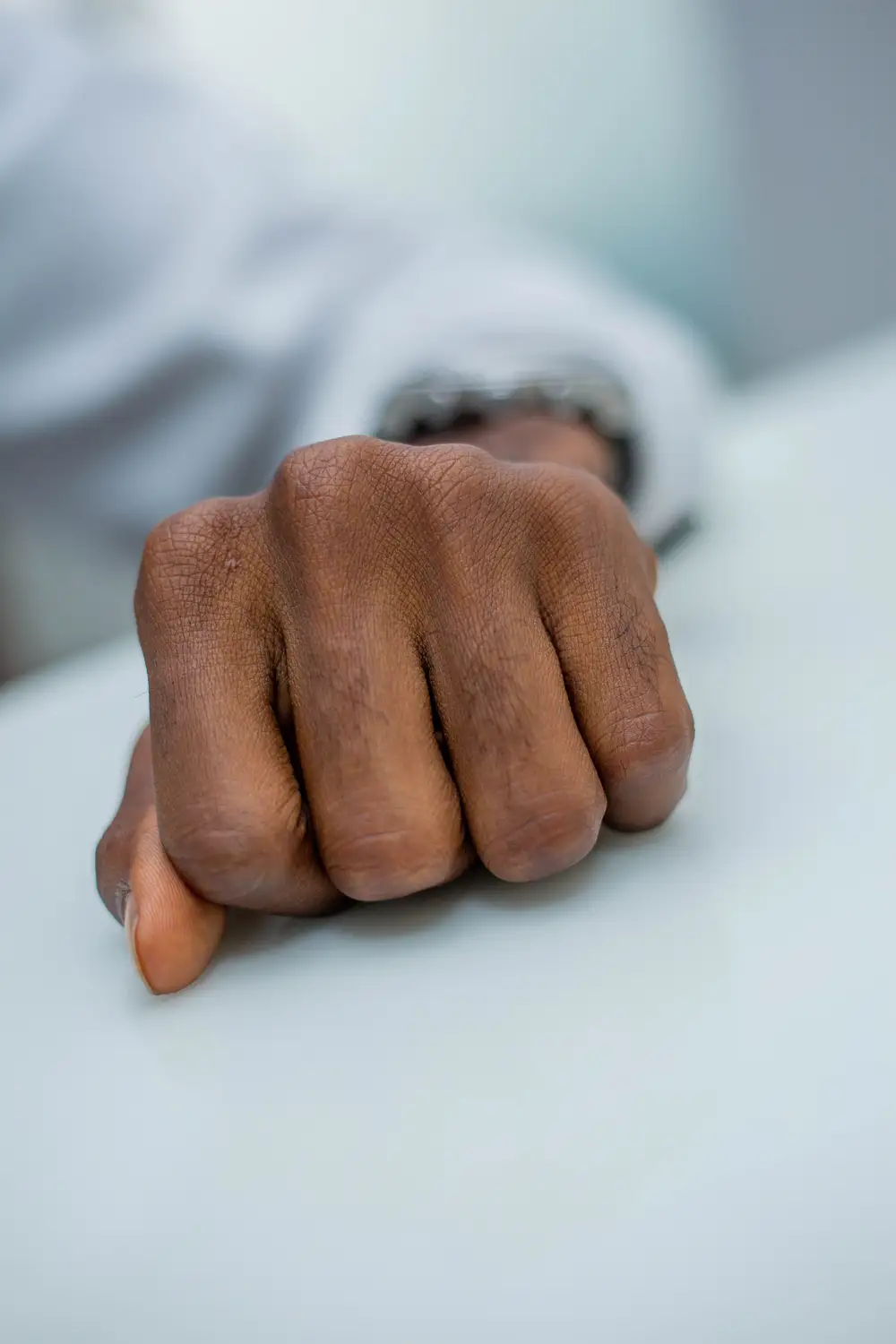 a photo of a man's fist