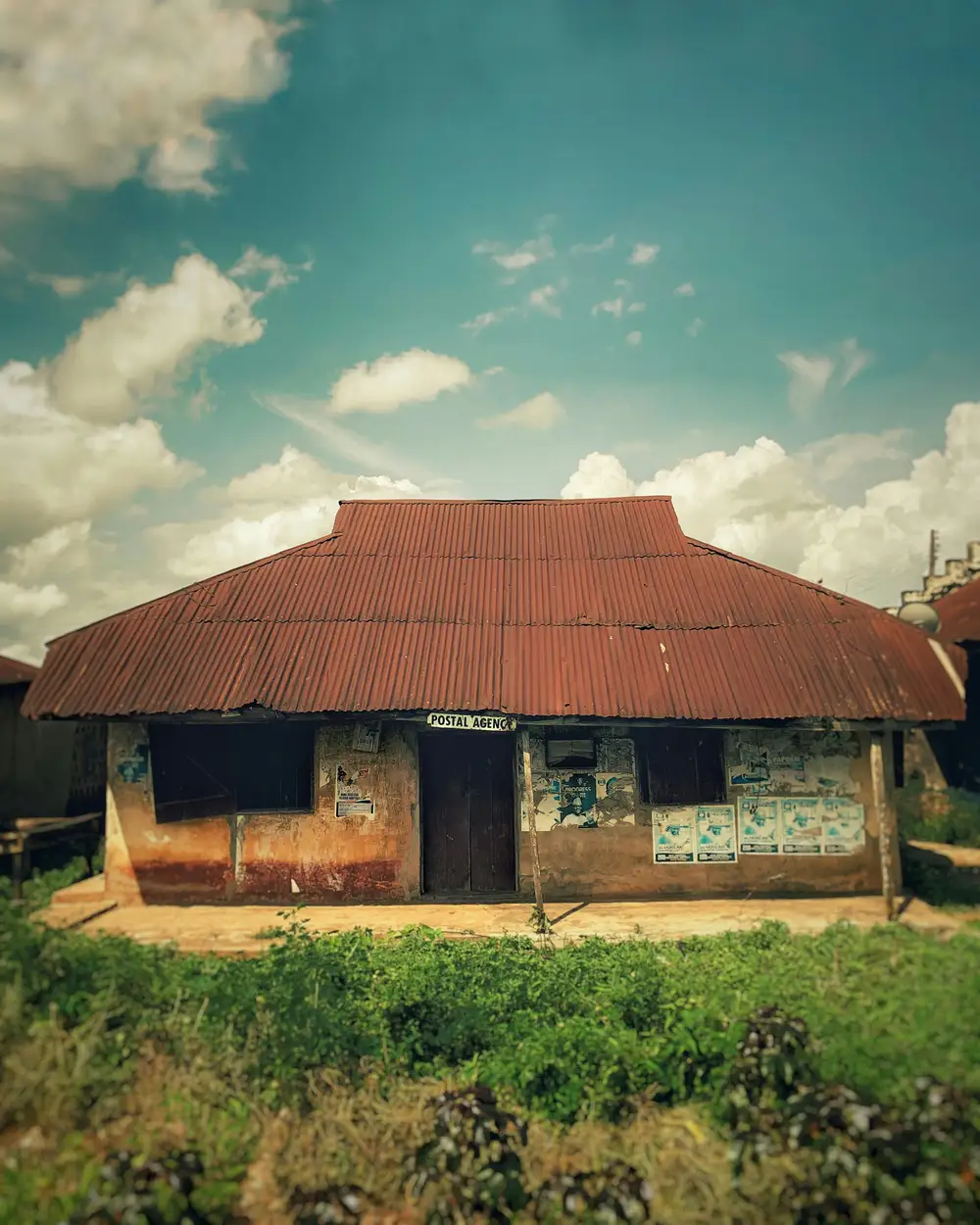 an old building