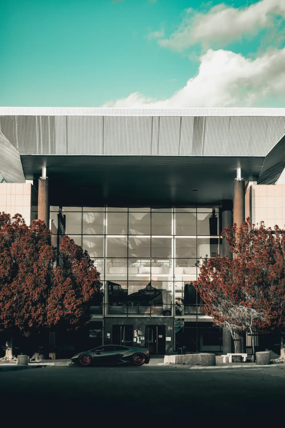 front entrance of a building