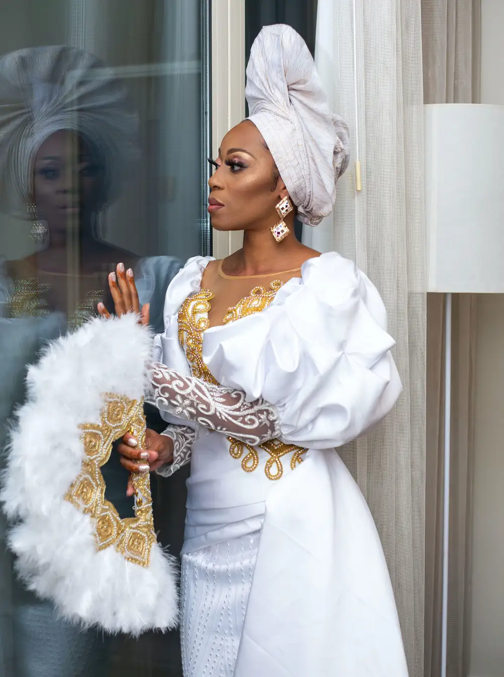 Bride on Traditional attire