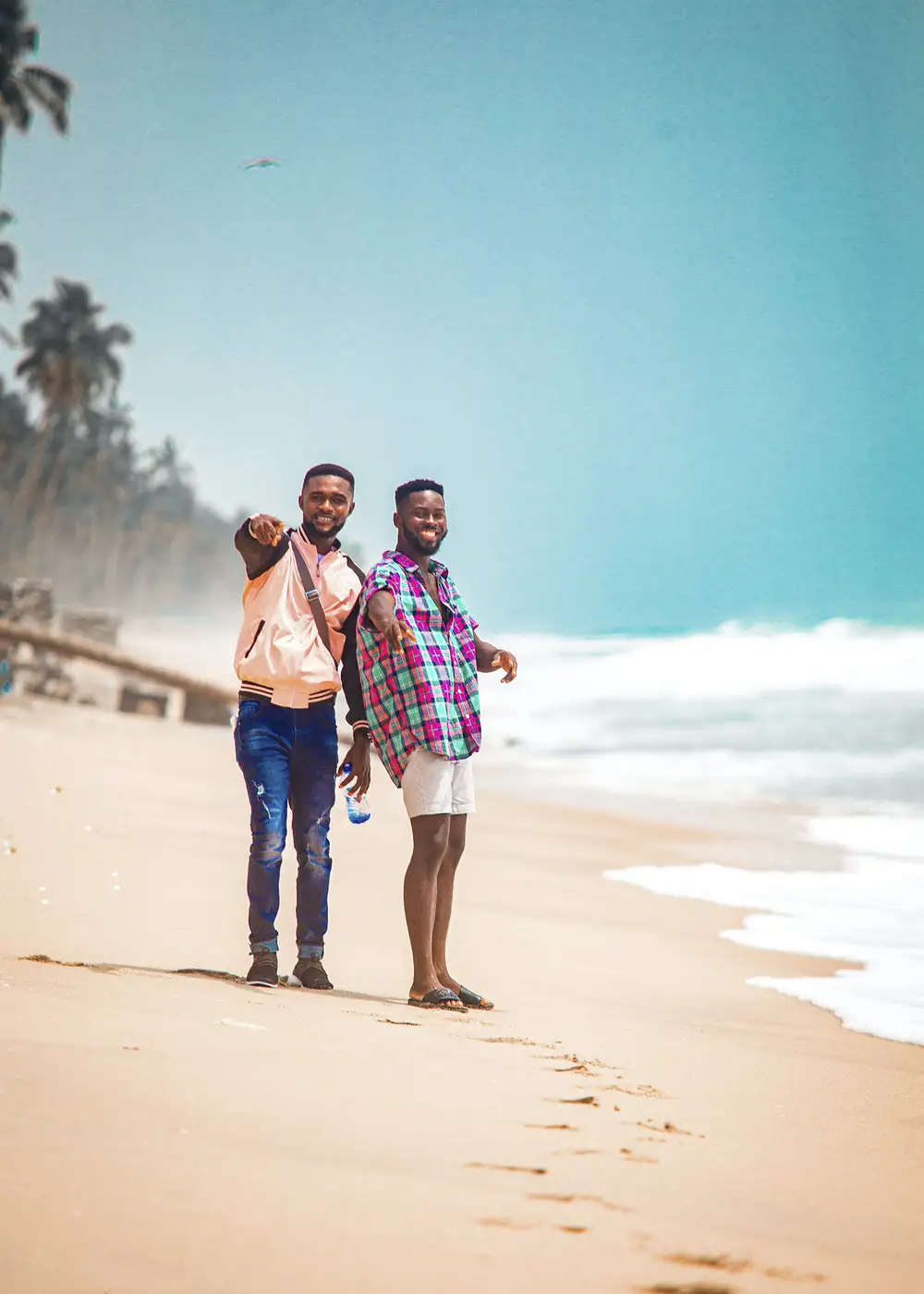 Friends on the beach