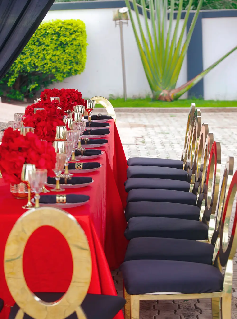 Seats at a reception