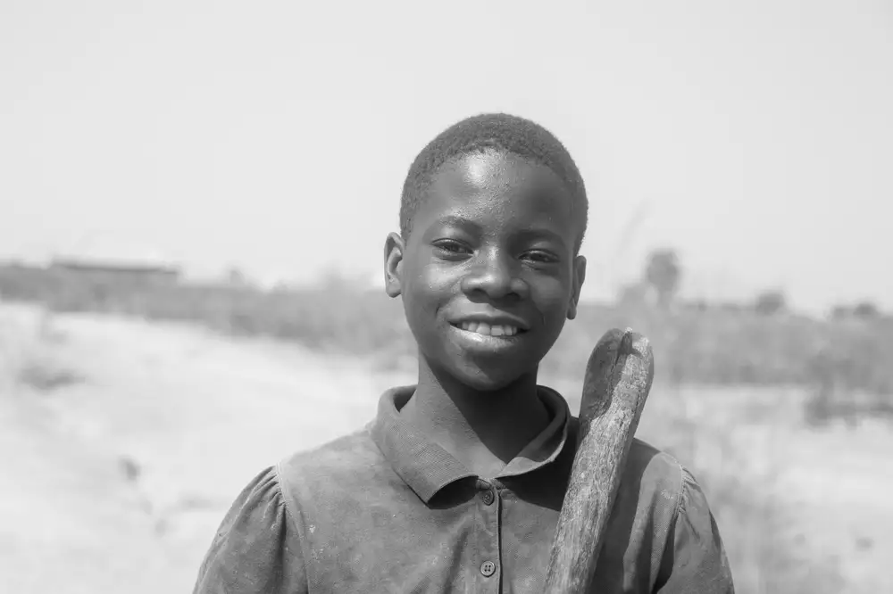 Smiling young boy