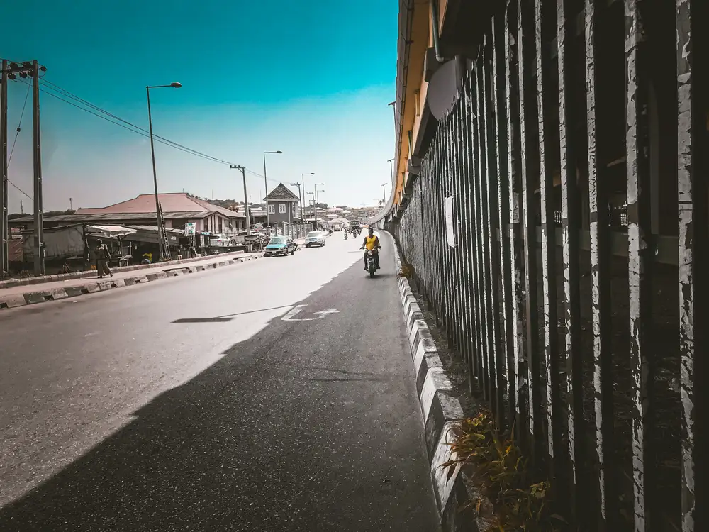 Bike on a road