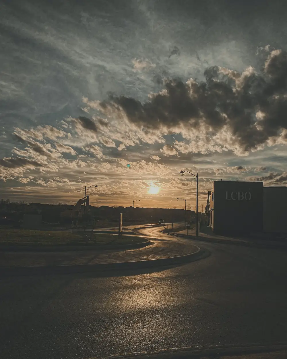 streetview of the sunset