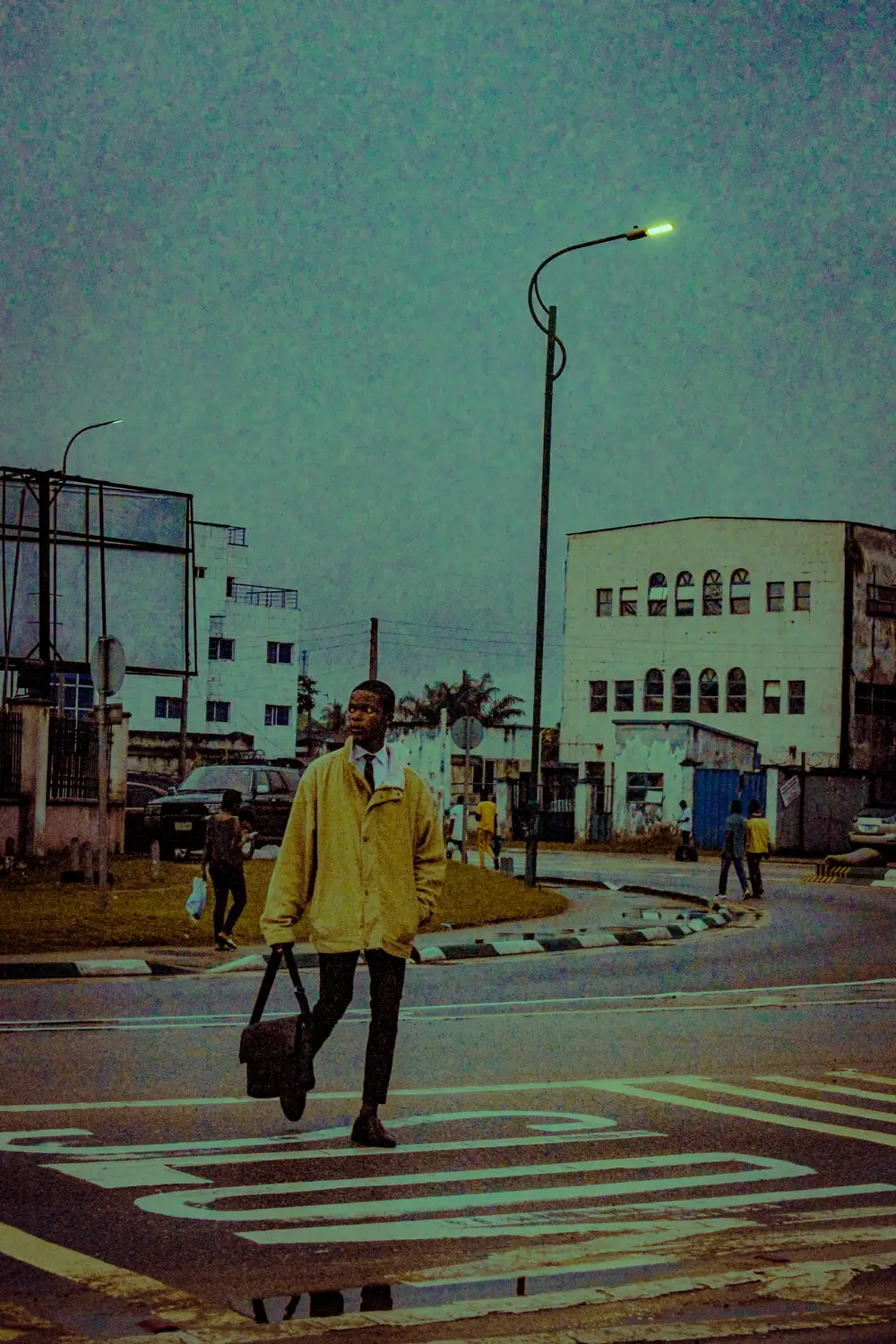 Man crossing The Road