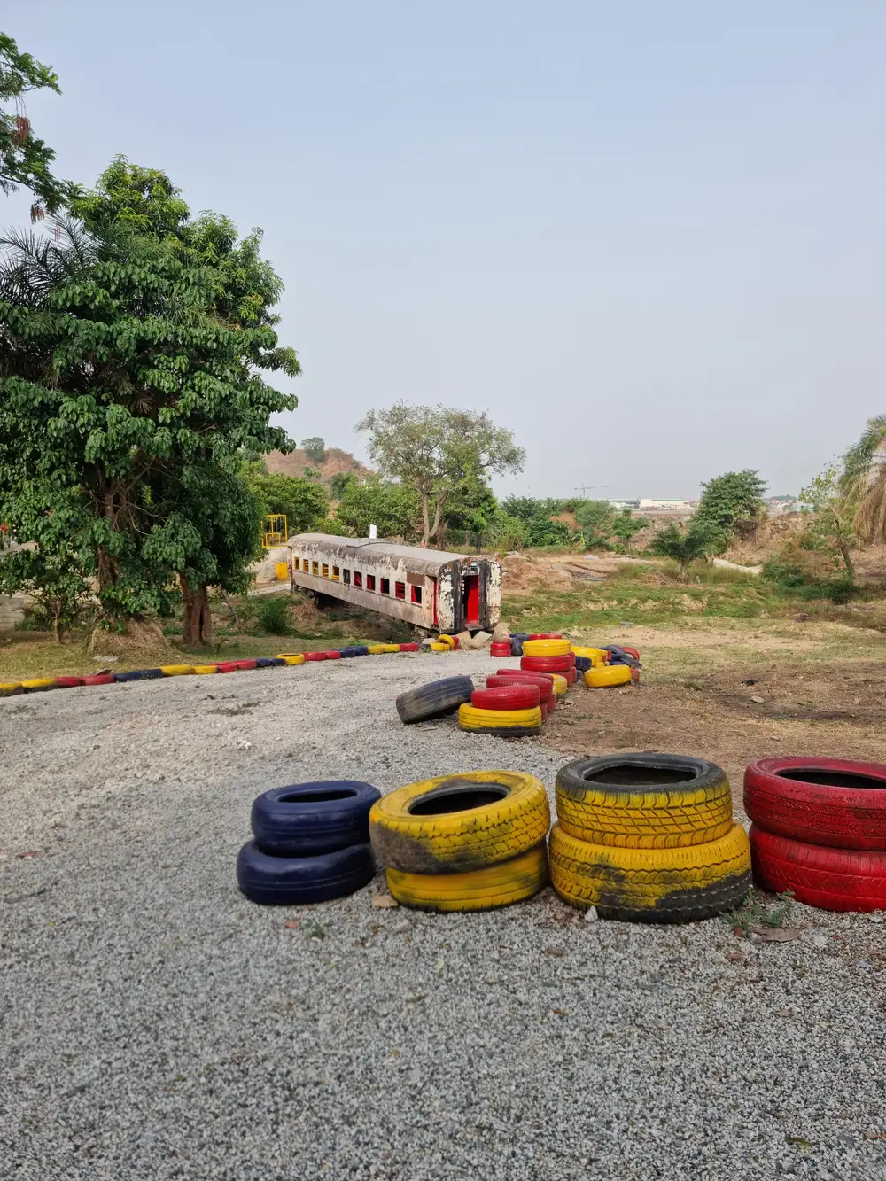 Colored tyres
