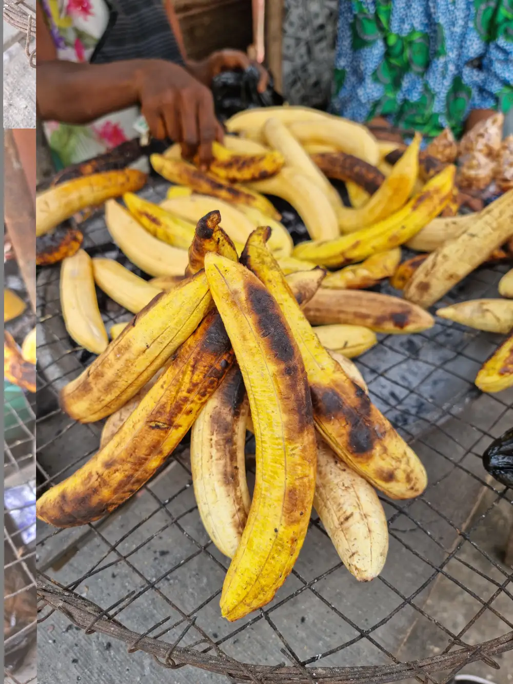 Roasted plantain also known as boli