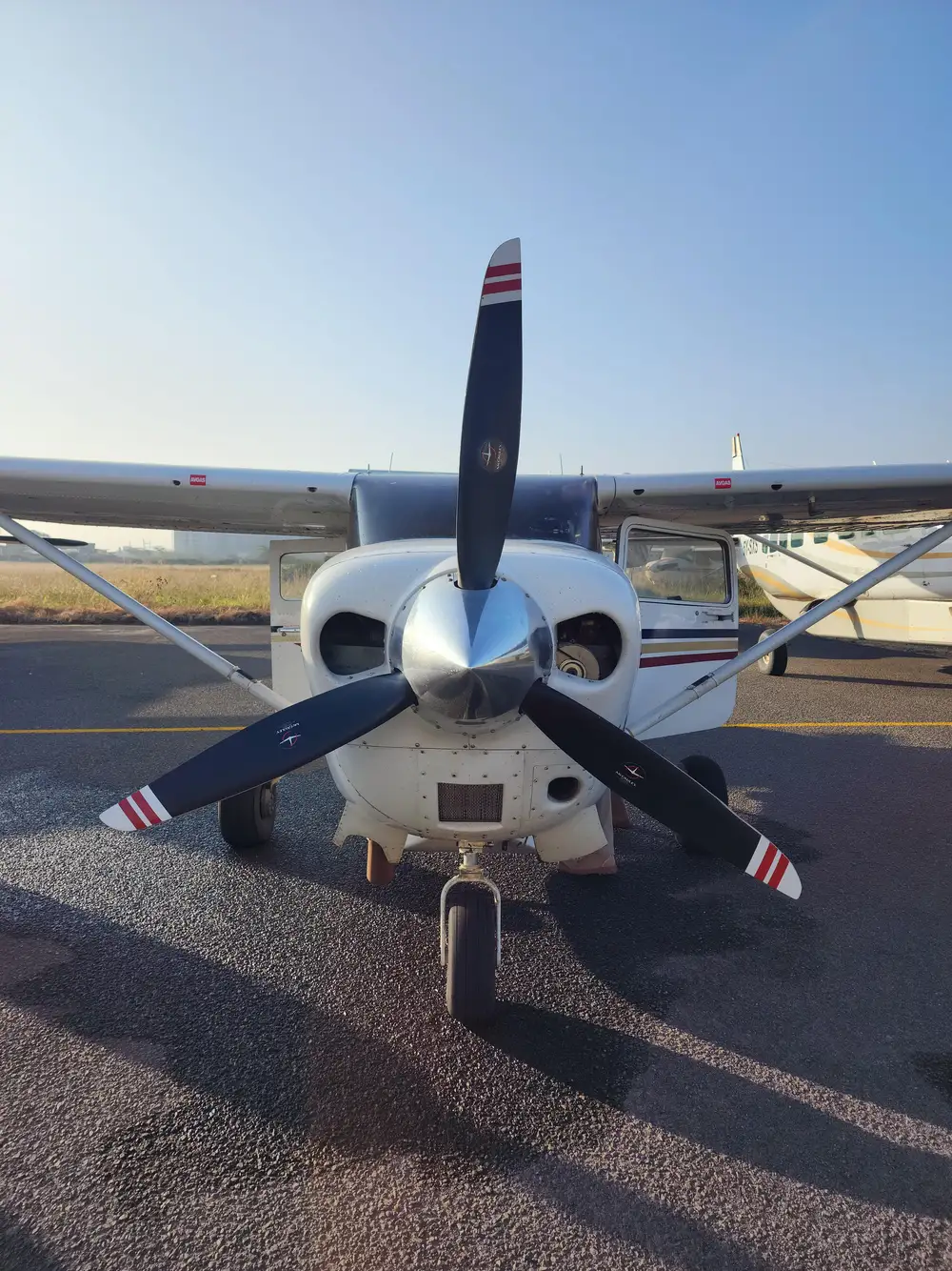 propeller of a small plane