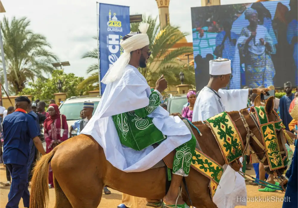 Horse riding at the Ilorin Durbar Festival 2023