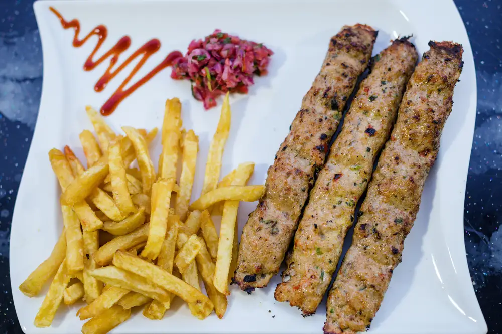 French Fries and Meat