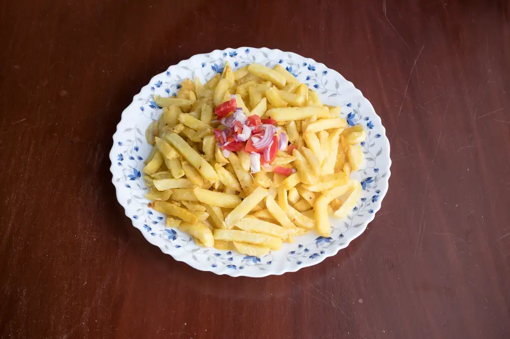 French fries in a dish