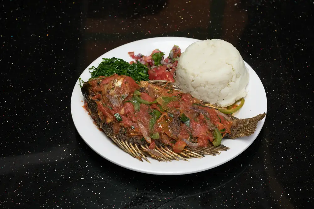 Semo and Fried fish
