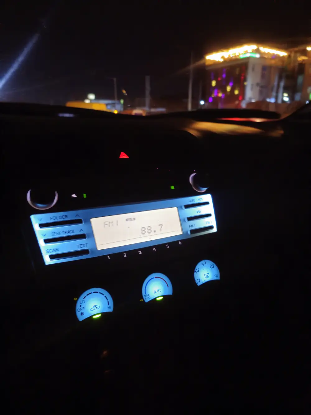 car dashboard