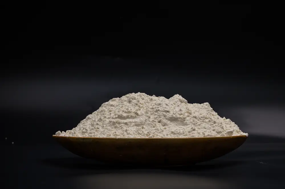 Plate of white flour
