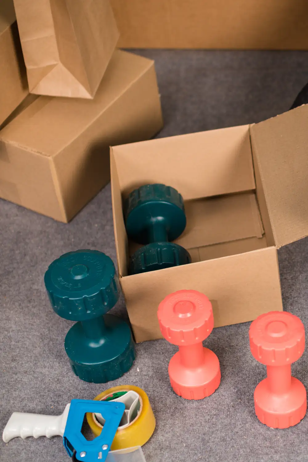 Dumbbells in a box