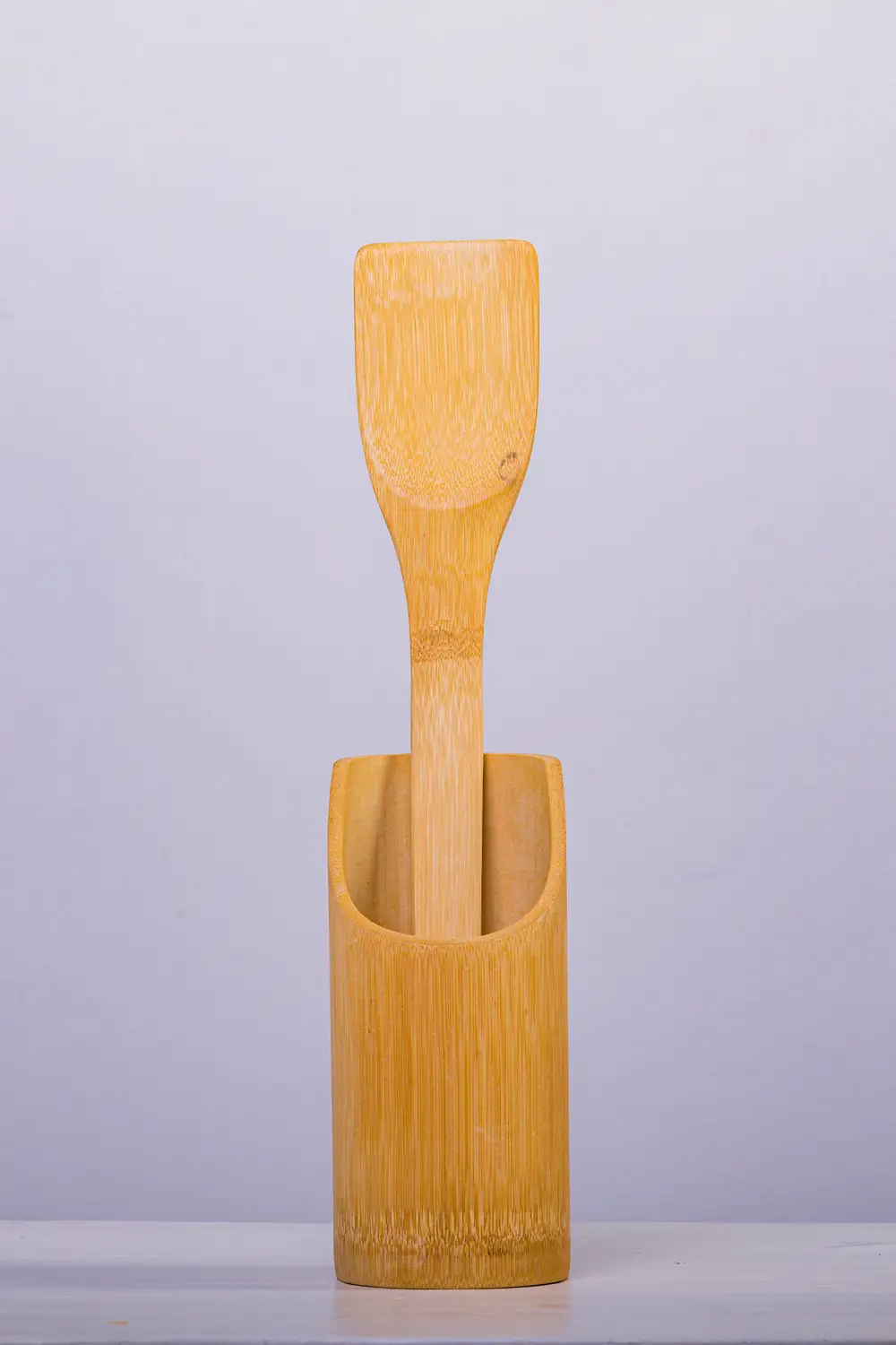 Veneer wooden spoon