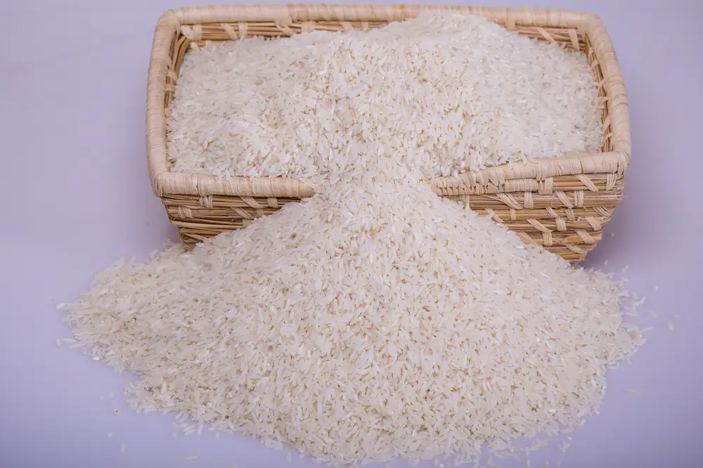Rice in a basket