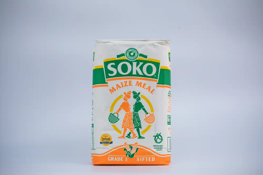 Pack of maize meal