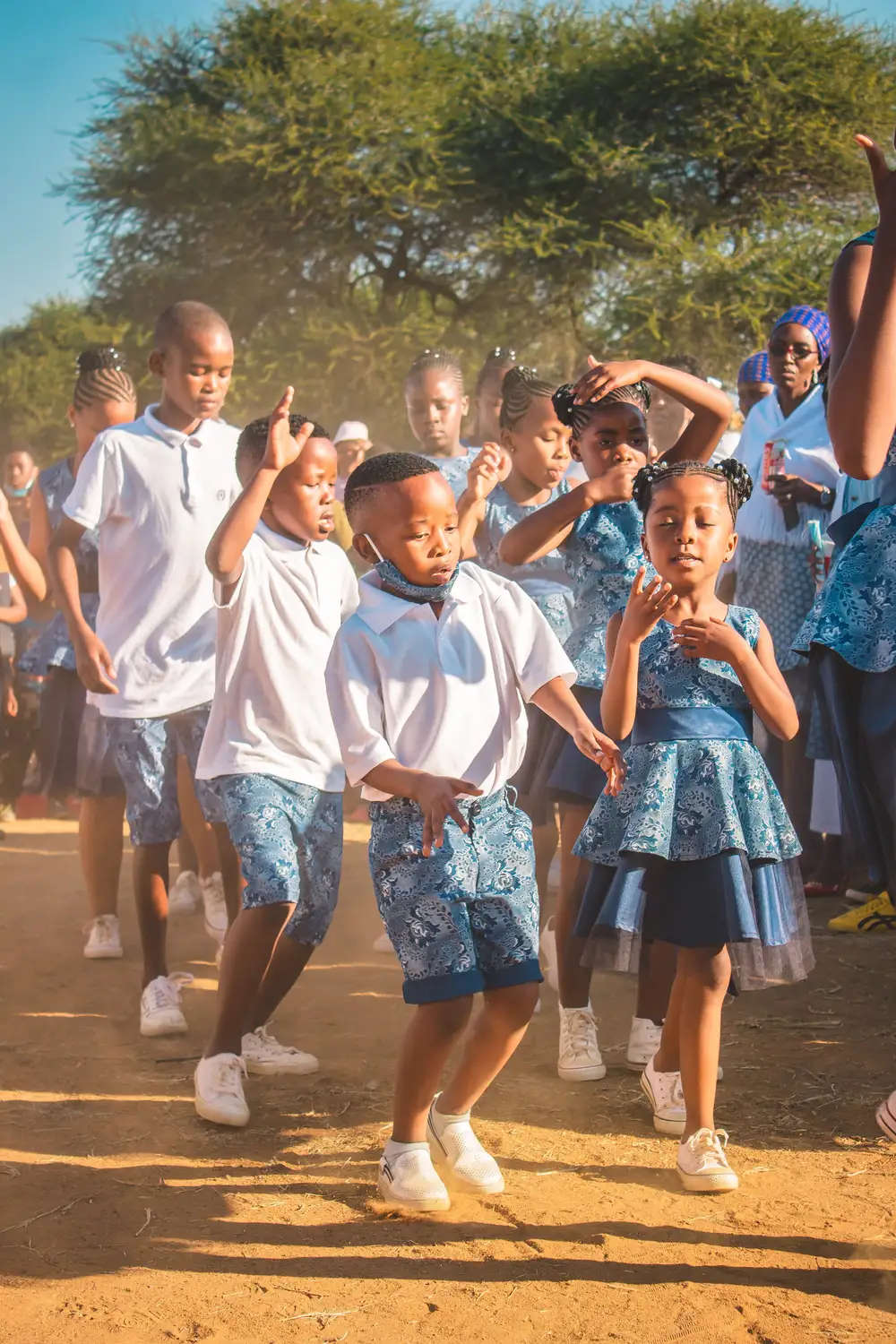 children dancing