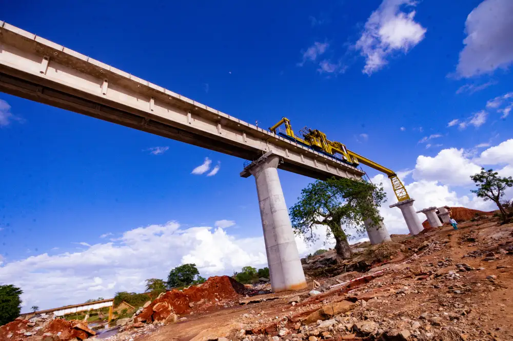 Railway construction process