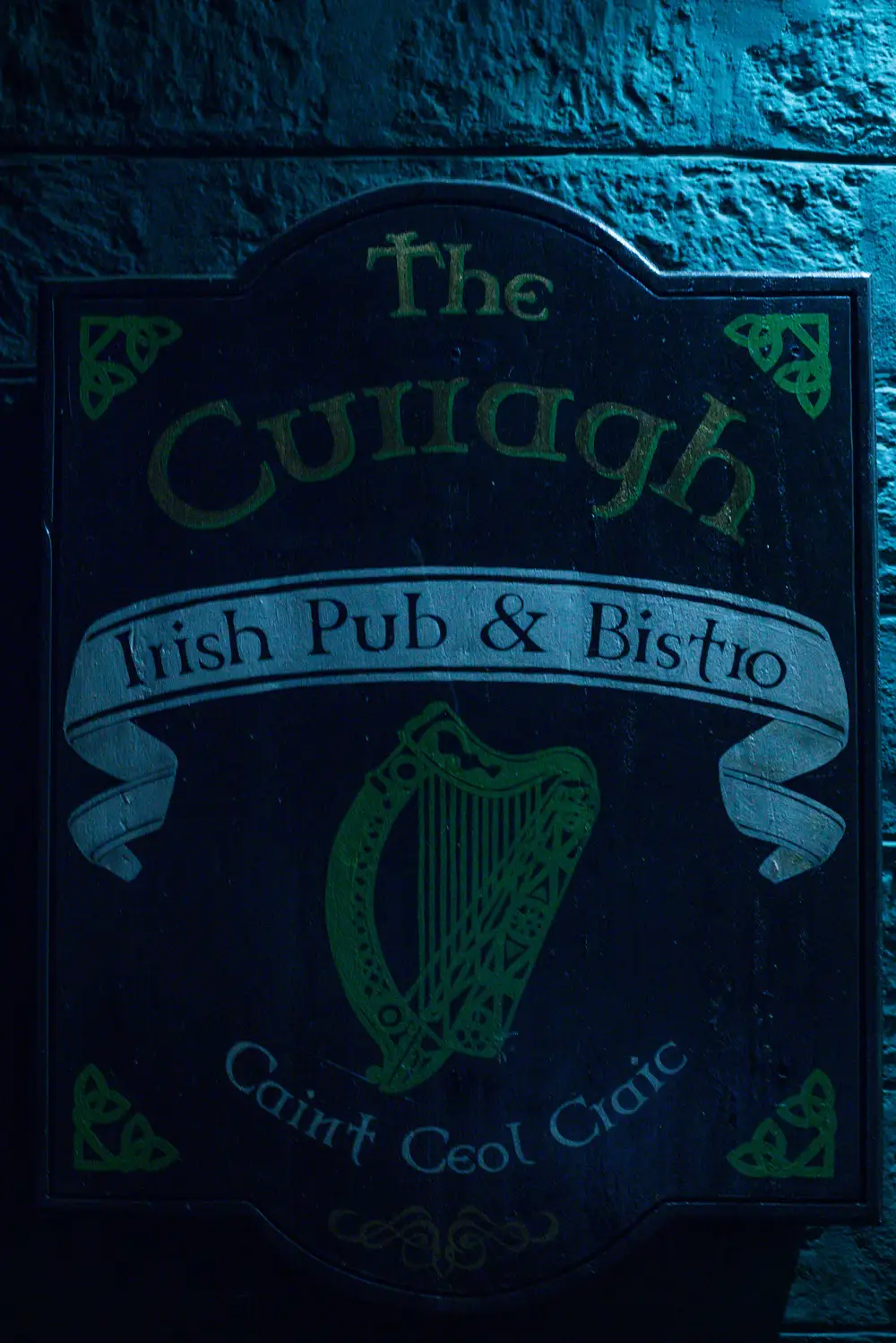 Irish pub signpost