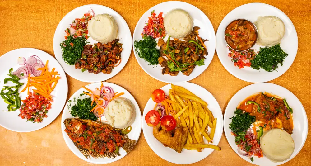 African and intercontinental dishes