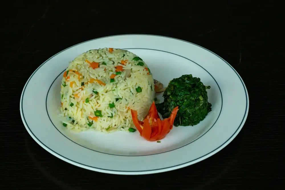 Intercontinental Rice dish with vegetables