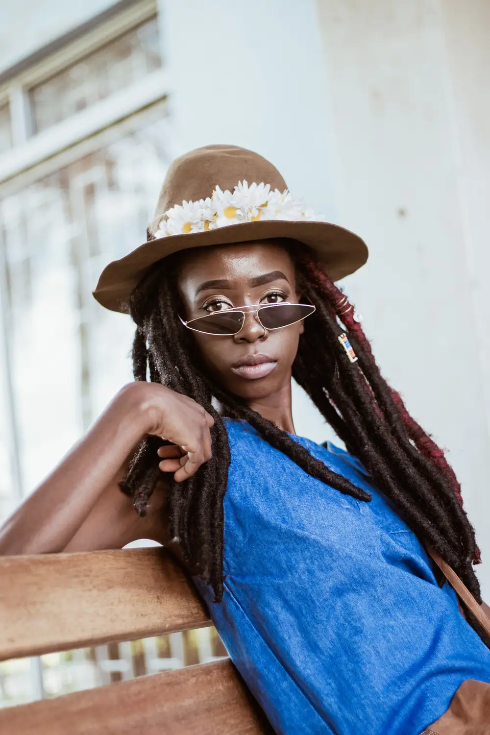 woman with dreads