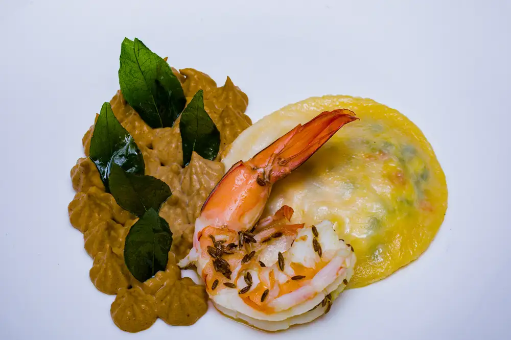 Lobster arm in an appetizer dish