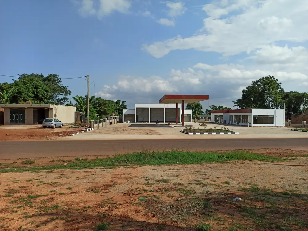 A fuel station