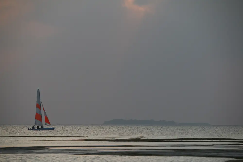 Boat at sea