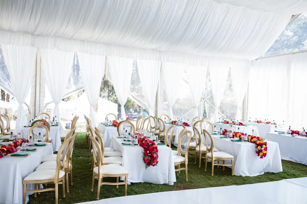 Event Centre with Decorated dinning sets