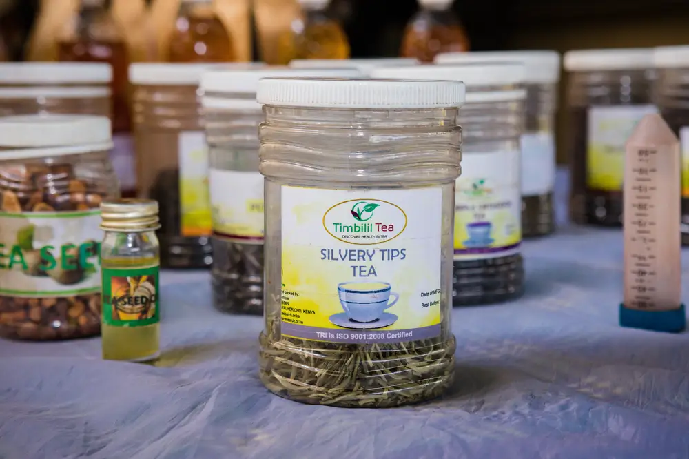 Packaged Natural tea products
