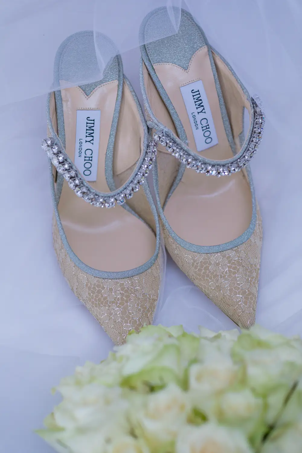 Diamond white Female shoes