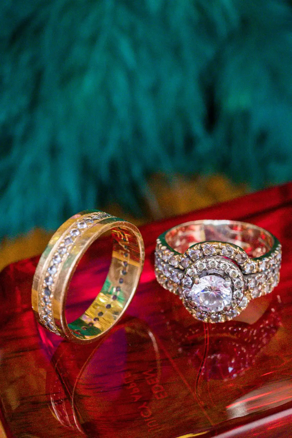 Couples Diamond studded Rings