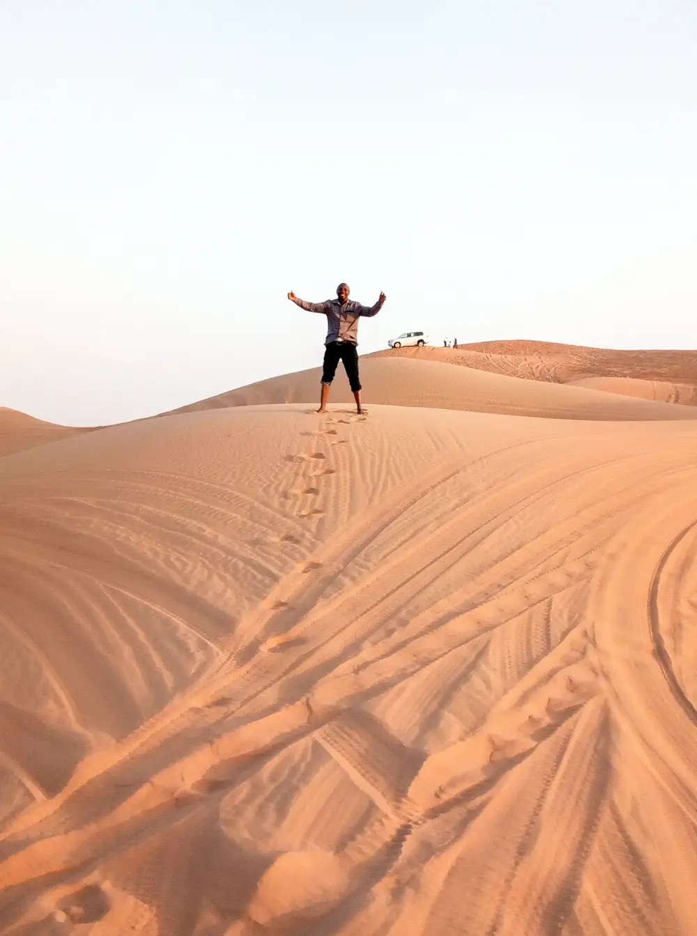 Man in the desert