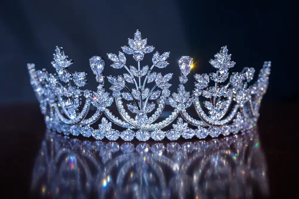 Crown studded tiara