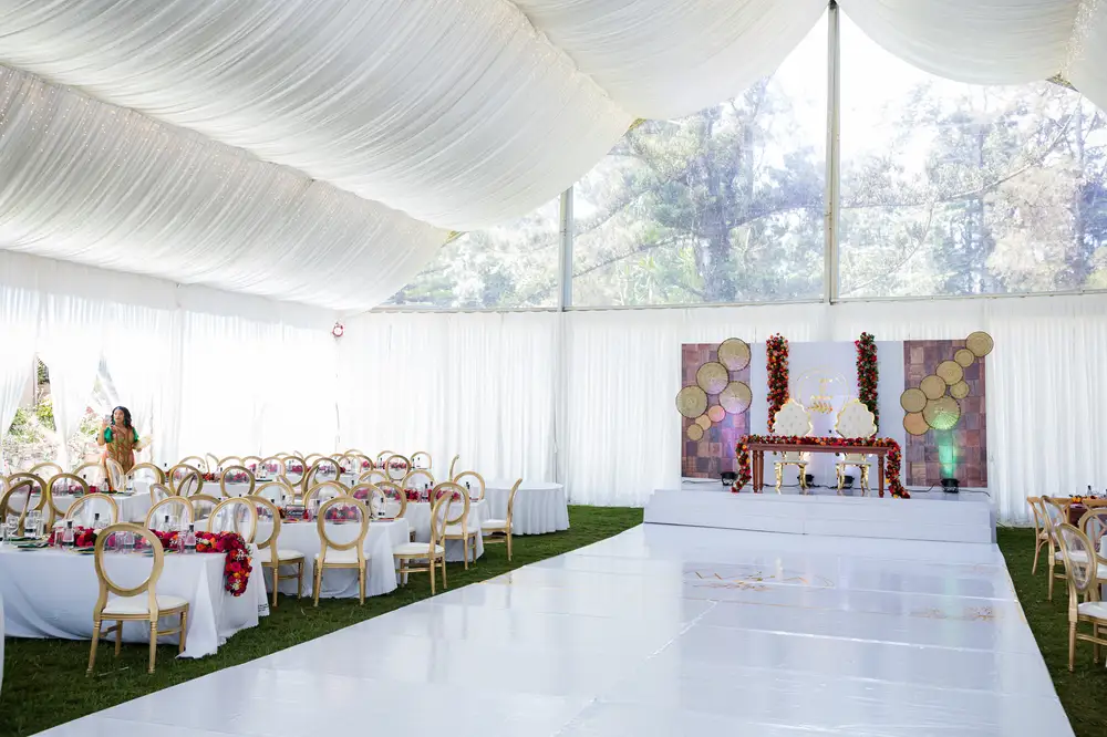 White themed elegant event centre