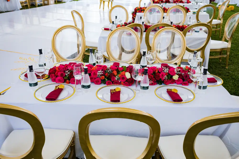 Elegant Wedding reception table