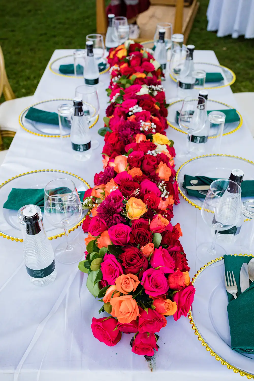 Flower Bouquet on a dinning table