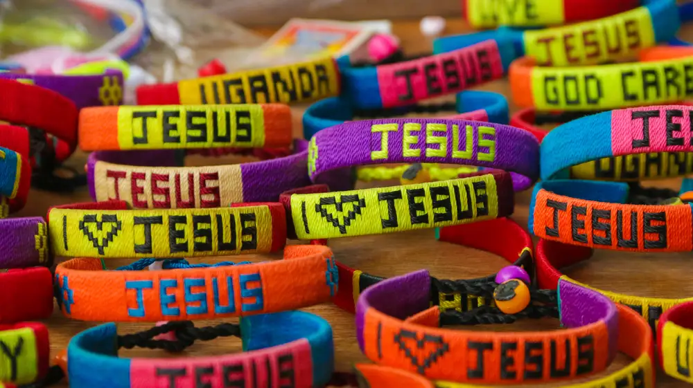 Colourful wristbands and bracelets