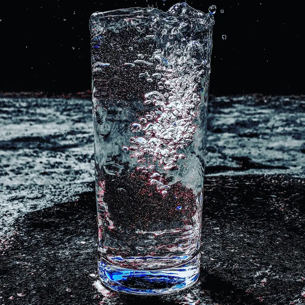 Glass of water