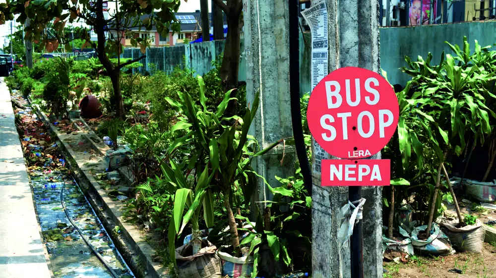 Signpost on Admiralty Way, Lekki