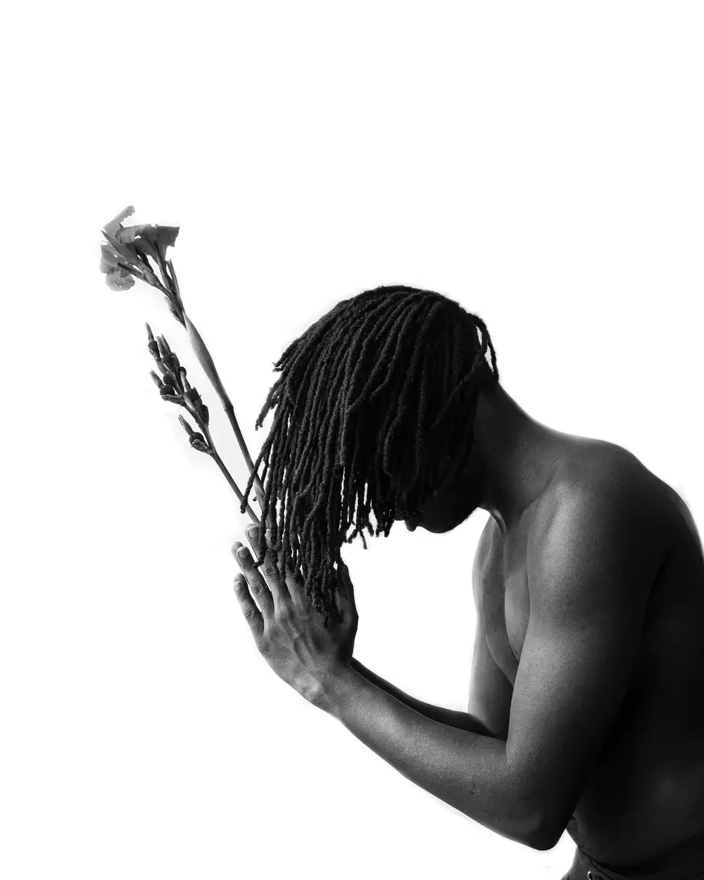 Man with dreadlocks