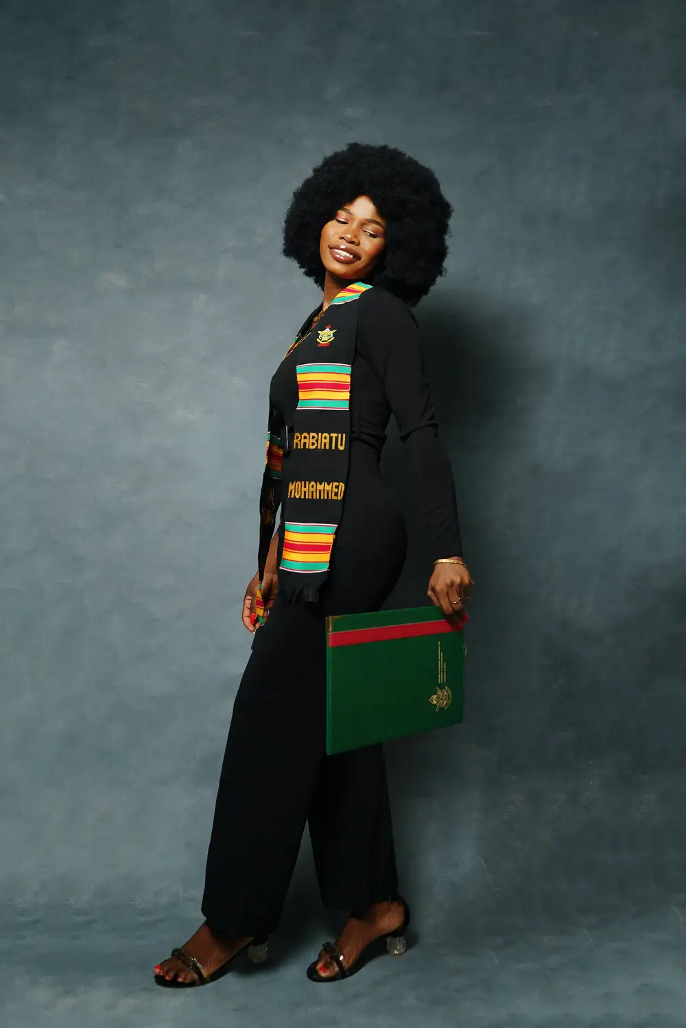 Graduating young woman