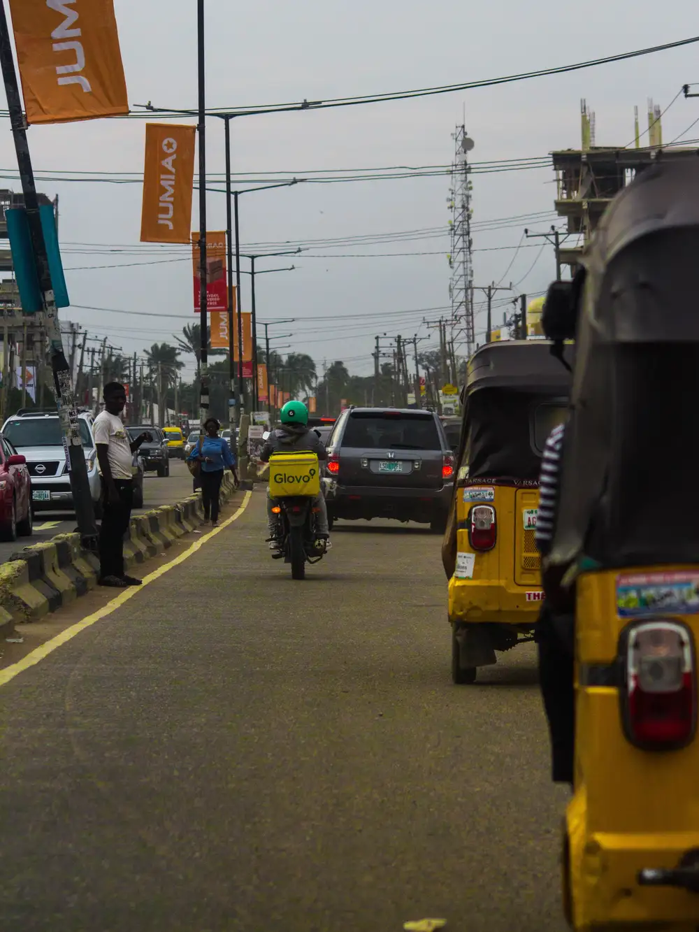 cars in traffic