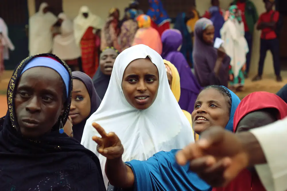 A group of women